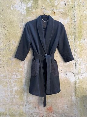 Chic Vintage DIESEL Belted Overcoat, Medium